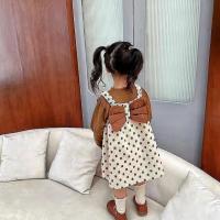 CUI YI SHOP 2023 New Baby Suspender Skirt Childrens Fashion Two-piece Set