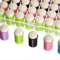 hot【DT】♤₪  Sponge Daubers with Storage 40 Pack for Painting Ink Stamping Card Making Pai