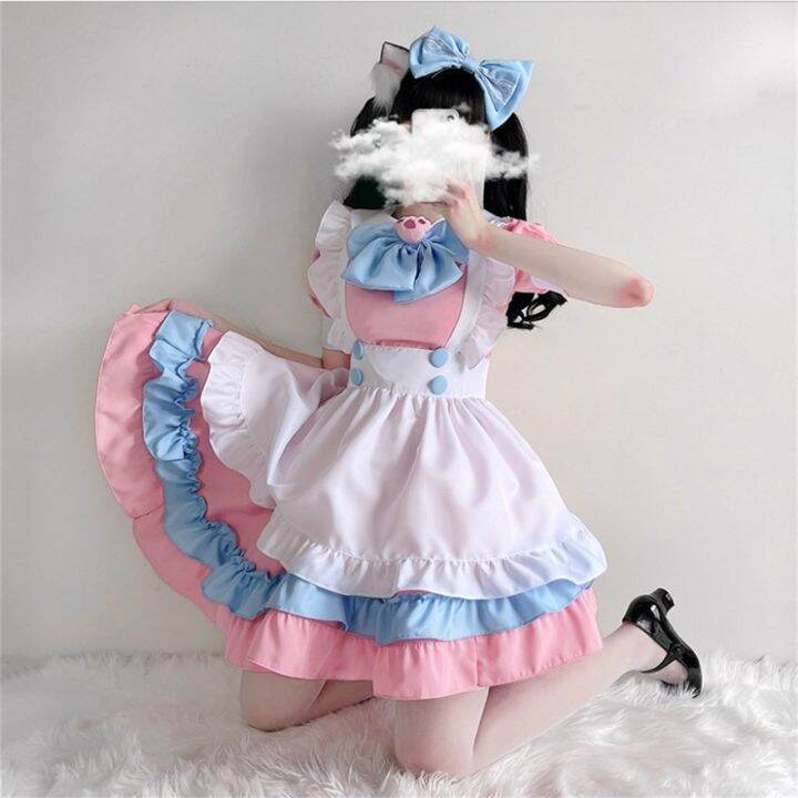 kawaii-lolita-anime-maid-outfit-pink-blue-cosplay-maid-outfit-lolita-skirt-costume-cute-japanese-cosplay-costume-anime-outfit