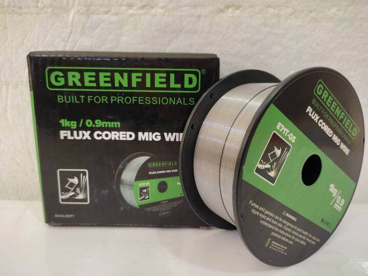 GREENFIELD METAL FLUXCORED FLUX CORED WIRE [1KG] FOR MIGWELD GASLESS