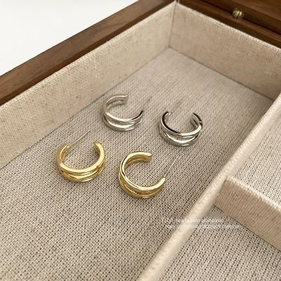 [COD] circle earrings womens high-end design niche 2022 new trendy fashion temperament