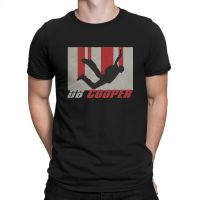 Air Plane Skydiving Parachute Vintage Men Tshirt Db Cooper Hijack Crewneck Short Sleeve T Shirt Humor High Quality 【Size S-4XL-5XL-6XL】