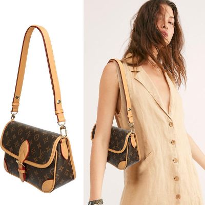 suitable for LV Mahjong bag three-in-one shoulder strap accessories armpit bag strap replacement leather female bag Messenger strap bag strap