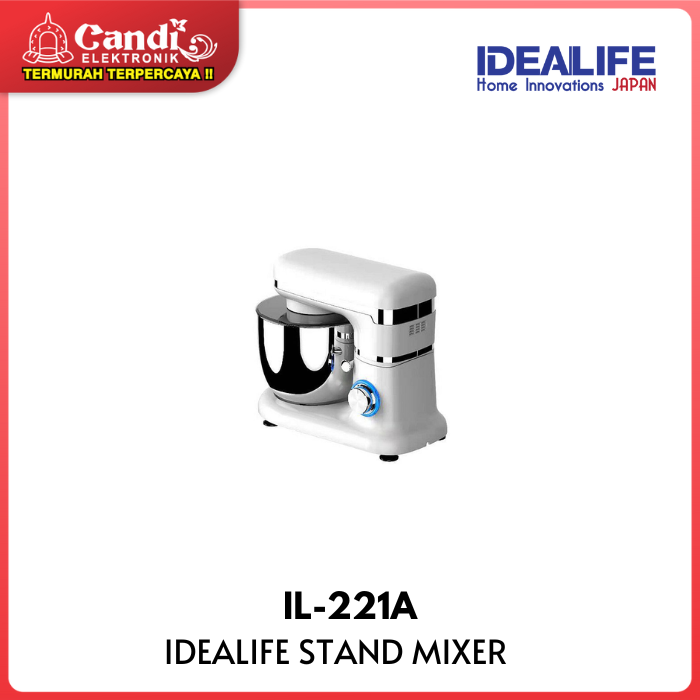 IDEALIFE PROFESSIONAL STAND MIXER MIXER BERDIRI MULTI SPEED IL221A