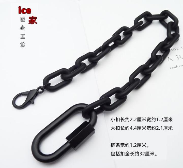 suitable-for-lv-acrylic-chain-black-orange-red-decorative-chain-presbyopic-box-bag-accessories-chain-single-purchase