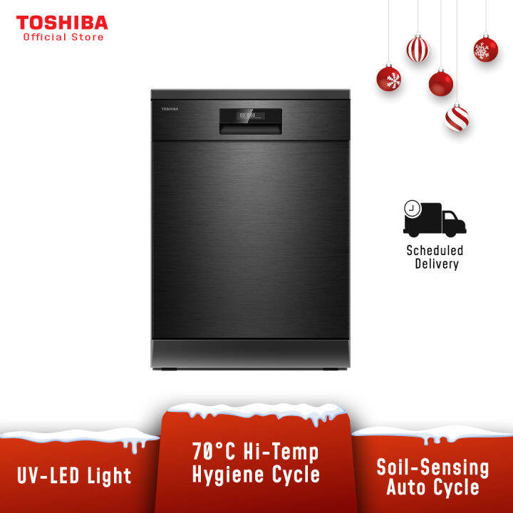 Toshiba DW14F2(BS)MY 14 Place Settings Free Standing Dishwasher Lazada