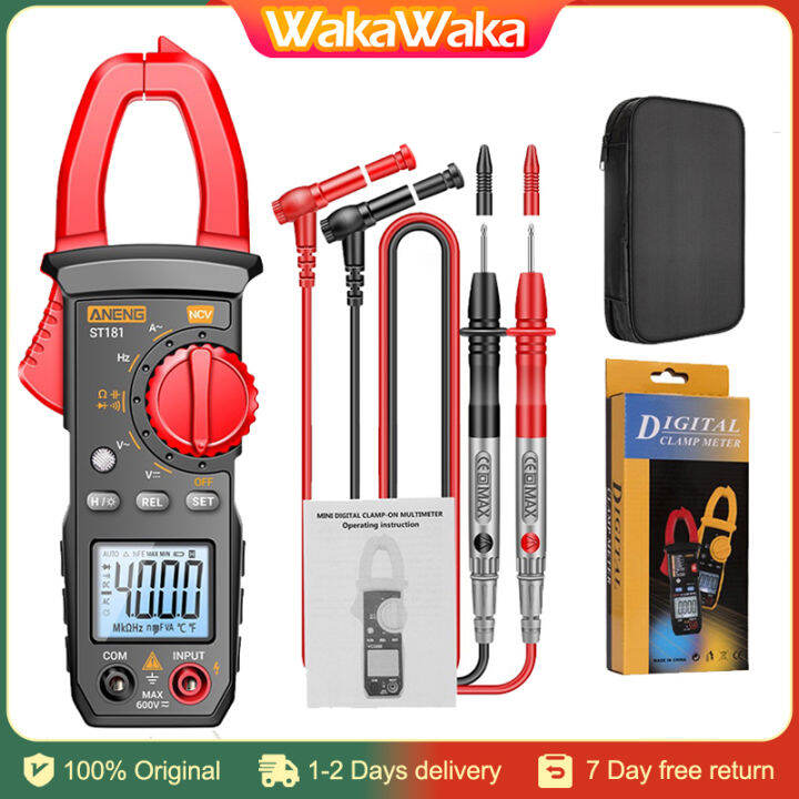 Digital AC Clamp Meter Smart 400A AC Electrical Tester Tool 4000 ...