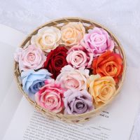 【YF】♙  6CM Artificial Silk Fabric Heads Wedding Decoration Wreath Scrapbook Accessories