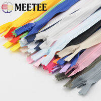 Meetee 10pcs 28-80cm 3# Invisible Nylon Zipper Close-End Skirt Zip DIY Bags Pillow Wallet Clothing Sewing Accessories KY229