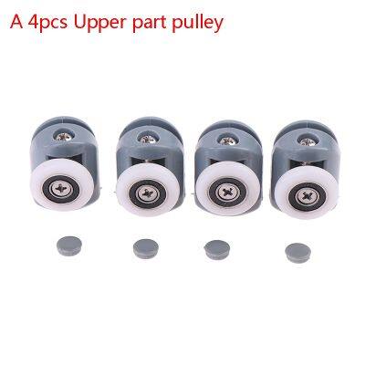 4pcs/lot Shower Rooms Cabins Pulley Shower Room Roller Runners Wheels Pulleys Glass sliding door pulley