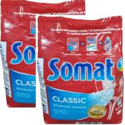 Combo 2 gói bột rửa bát Somat Đức tặng que thử nước cứng dùng cùng muối
