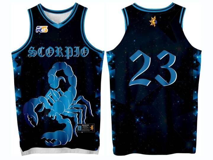 ZODIAC SIGNS 10 SCORPIO INSPIRED BASKETBALL JERSEY FULL SUBLIMATION