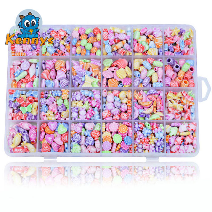 1-set-children-kids-girls-diy-bracelet-beads-24-compartment-arts-craft-jewelry-making-box