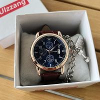 Mens high-end calendar watch ins high-value youth middle and high school students fashion retro belt quartz watch