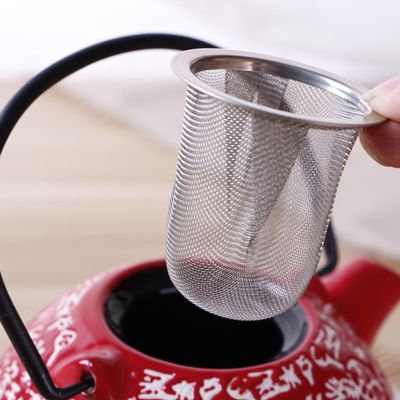 【LZ】۞✿  Infusor De Chá De Malha De Aço Inoxidável Reutilizável Filtro De Café Filtro De Especiarias De Folha De Chá Bule Acessórios De Cozinha De Copos