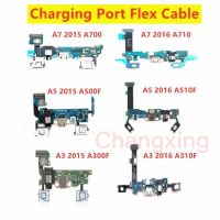 Samsung Galaxy A5 2015 2016 SM-A510F A500F A3 A300F A7 A700F แถบชาร์จ USB พร้อมที่ชาร์จไมโครโฟน