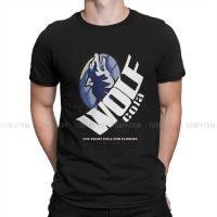 Wolf Howl Cotton T Shirt Harajuku Grunge MenS Tshirt O-Neck Men Clothing