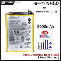 Motorola 100 Original NH50 5000mAh Battery For Motorola MOTO G22 456590 Smart Phone Batteria With Free Tools new brend Clearlovey