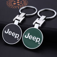 High quality metal car keychain Car emblem key ring Jeep car accessories