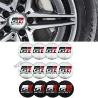 Hot New 4pcs Car Wheel Center Hub Cap Sticker Auto Wheel Emblem Badge Decal Decoration for Toyota GR Sport Yaris Camry Vios Corolla