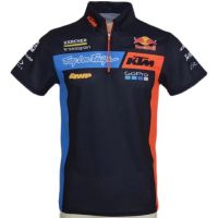 ใหม่ KTM แข่งเสื้อยืดรถพัดลมเสื้อขี่รถจักรยานยนต์แขนสั้นฤดูร้อนรถจักรยานยนต์ระบายอากาศและแห้งเร็วเสื้อโปโล