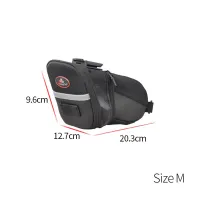 EasyDo Saddle Bag Seat Bag Bike Rear Bag Rainproof Velcro Reflective Strip Expandable Storage Pannier Bicycle Accessories