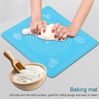 แผ่นรองอบซิลิโคนกันลื่น Non-stick Rolling Dough Pad สำหรับ Bakeware Liner