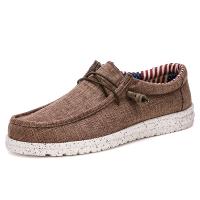 Trend Men Canvas Shoes Fashion Boat Shoes Dude Shoes Deck Shoe Loafer Outdoor Casual Shoes Flat Shoes Beach Shoe Large Size 48