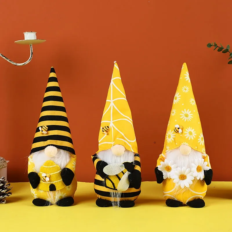 Party Decoration Bumble Bee Honey Gnome Scandinavian Tomte Nisse