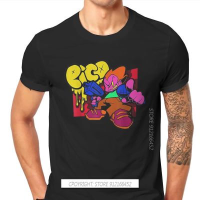 Friday Night Funkin Friend Gf Rhythm Game Tshirt For Men Pico Basic Tees T Shirt Designer New Design Loose