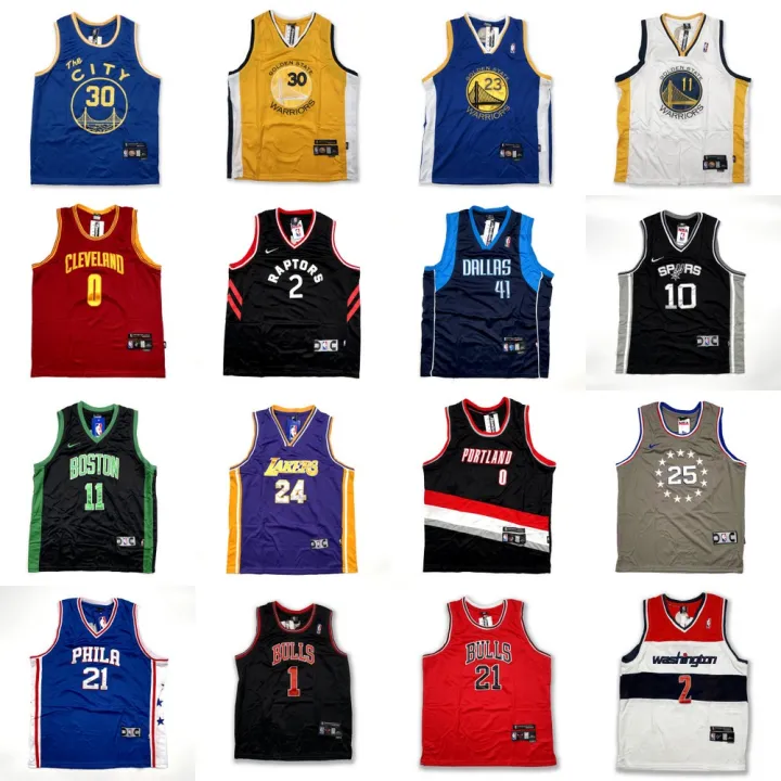New Arrival NBA PBA Jersey Embroidery Aircool/Jersey Makapal Fabric ...