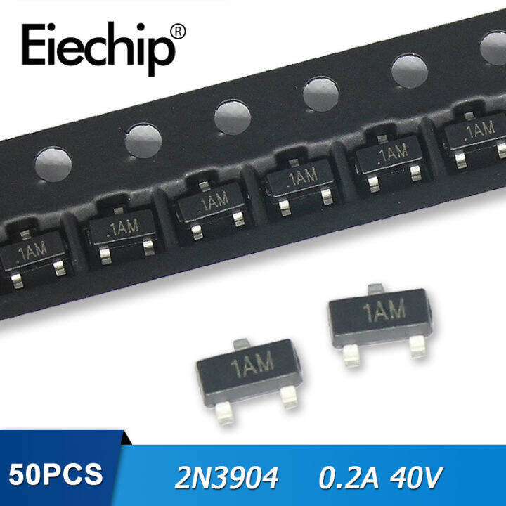 50pcs/lot 2N3904 SOT-23 1AM SOT23 0.2A 40V SMD Transistors | Lazada PH