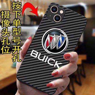 เคสสำหรับไอโฟนโทรศัพท์กันกระแทก Buick 14 /Pro/plus/Pro Max/ 13/12/11-กระจกป้องกัน