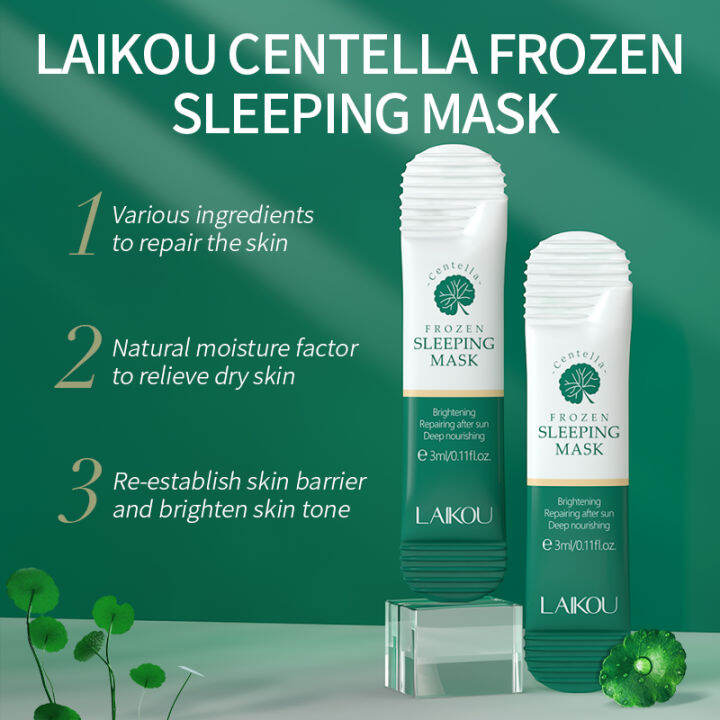 1pc-laikou-cica-centella-asiatica-soothing-sleeping-mask-3ml-repairing-night-cream-nourishing-no-wash-face-mask