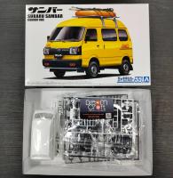 AOSHIMA MC055 1/24 SUBARU TT1 SAMBAR HIGH-ROOF 4WD 80 (โมเดลรถยนต์ Model DreamCraft)