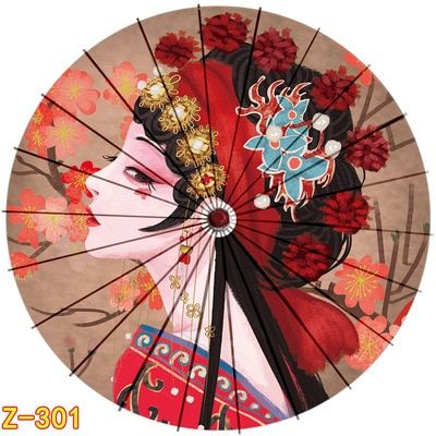 ร่มกันแดดส่วนตัวสำหรับผู้หญิงพับได้ร่มกันแดดตกแต่งร่มกระดาษมันคลาสสิกสำหรับผู้หญิงร่มจีนญี่ปุ่น