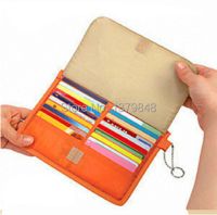 Promotion 40 Cards Storage Bags Women Men Simple Business Credit Cards Holder Multifunctional Card Case Wallet