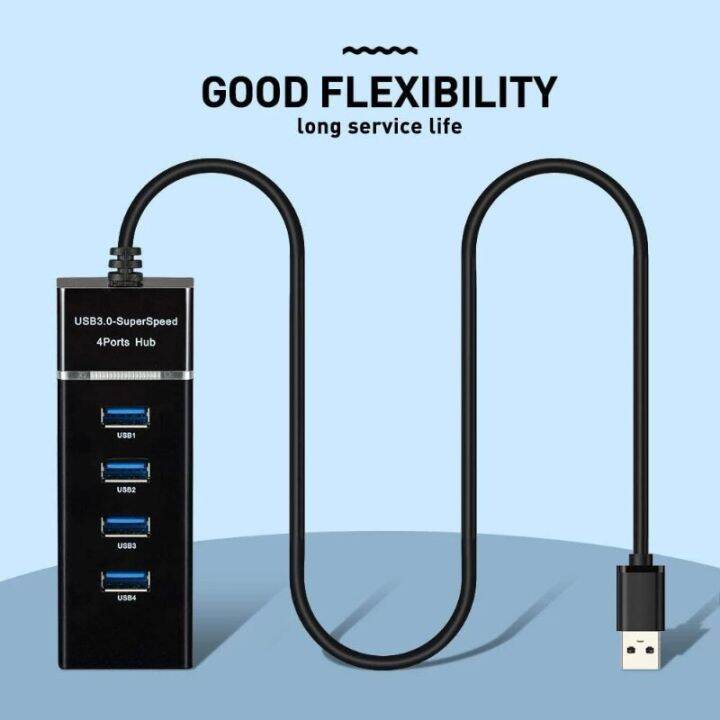 ฮับ-usb-4พอร์ต-usb-2-0-3-0ฮับ-splitter-ความเร็วสูงเครื่องแยกอเนกประสงค์ตัวขยายสายอะแดปเตอร์-usb-สำหรับพีซีตั้งโต๊ะ-mac-แล็ปท็อปโน้ตบุ๊ค-feona