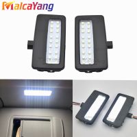 2Pcs For BWM 5 7 Series F07 F10 F11 F01 F02 F03 F04 LED Interior Sun Visor Vanity Mirror Lamps Reading Lights Super Bright