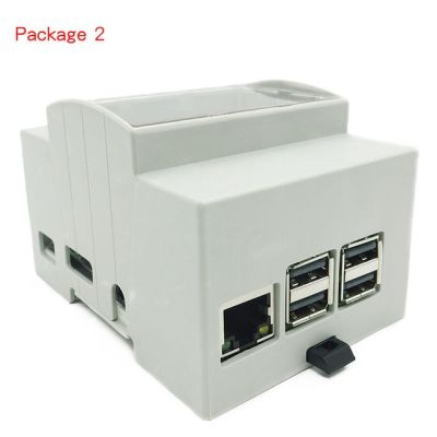 【✔In stock】 fuchijin77 Raspberry Pi 4 Model B กล่องเคสป้องกันสีขาวเคส Abs สำหรับ Raspberry Pi 4 / 3 B / 3 B
