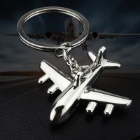 Airplane Pendant Keychains Men Air Plane Rings Hanging Ornaments Small Gifts Souvenir