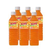 ราคาส่งถูก! เคลลี่ น้ำส้ม 25% 450 มล. X 6 ขวด Kelly 25% Orange Juice 450 ml x 6 สินค้าใหม่ ล็อตใหม่ ของแท้ บริการเก็บเงินปลายทาง