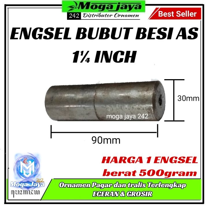 Engsel Bubut Besi As 1 14 Inch Engsel Pintu Besi Lazada Indonesia 2492