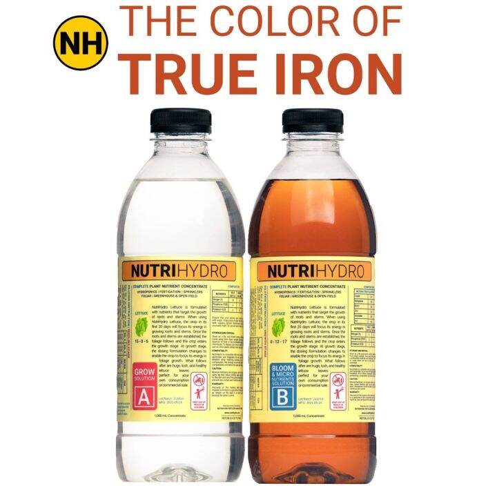 NUTRIHYDRO hydroponics nutrient solutions LETTUCE FORMULA Lazada PH