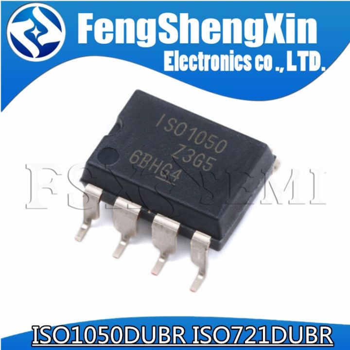 10pcs/lot ISO1050DUBR ISO1050DUB ISO1050 ISO721DUBR ISO721 CAN TRANSCEIVER IC SOP-8