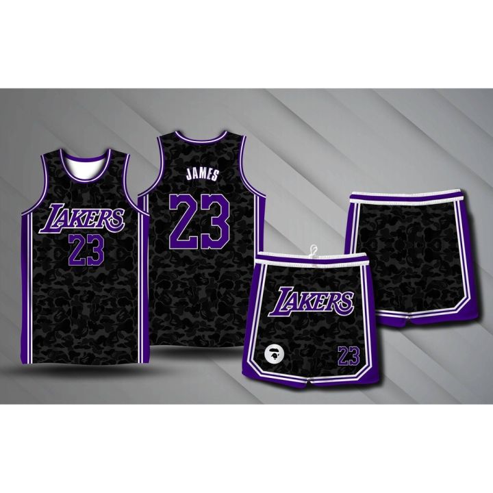 LA Lakers #23 LeBron James Bape Green Jersey