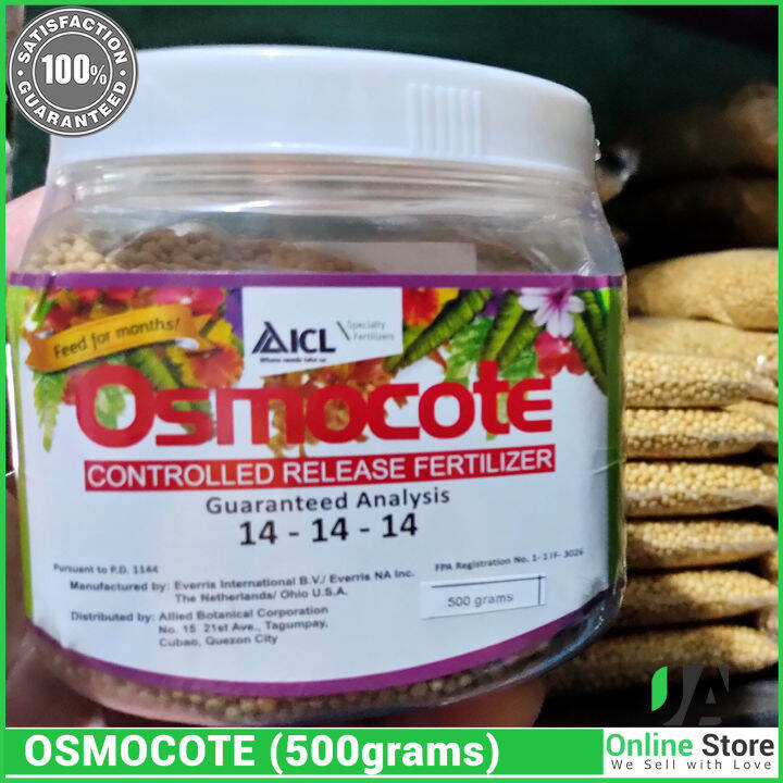 Osmocote Controlled Released Complete Fertilizer Guaranteed Analysis
