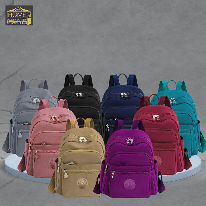 Homer Agatha Nylon Backpack for Women Lazada PH