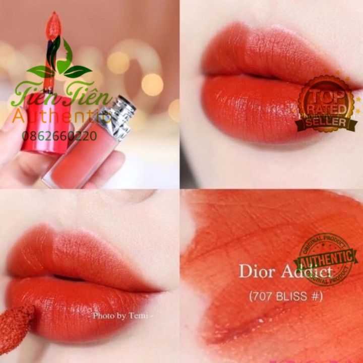 Son Dior Ultra Rouge  436 Ultra Trouble Màu Cam Cháy