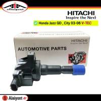 hitachi คอยล์จุดระเบิด สำหรับรุ่น Honda Jazz GD , City 03-07 เครื่อง V-TEC รหัส ICH110 จำนวน 1อัน